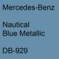 Preview: Mercedes-Benz, Nautical Blue Metallic, DB-929.